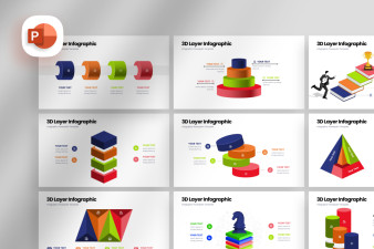 3D Layer Infographic - Presentation Template